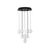 NovaLuce ILFOS függeszték fém, akrill, fekete, króm, áttetsző, LED Triac, 48W, 3000K, 2540 Lm - NL-9511014