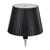 Rabalux BURDUR dekor lámpa műanyag, fekete, áttetsző, LED, 2W, 180lm, 3000K, IP44 - 77142