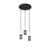 Trio TOSH függeszték fém, fa, fekete, fehér, E27 - 304330334