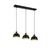 Trio PUNCH függeszték fém, arany, fekete, E27 - R30813032