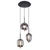 Globo BLACKY függeszték fekete fém E14 IP20 - 15345-3