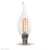 Retro LED izzó - 4W Filament E14 csavart gyertyaláng Meleg fehér 4308