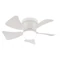 Globo HINES ventilátoros lámpa fém, műanyag, fehér, LED, 10W, 70-750lm, 3000K-6500K - 03609W