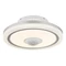 Globo SHELLY ventilátoros lámpa fém, akril, fehér, áttetsző, LED, 40W, 2800lm, 2700K-6500K - 03664