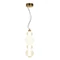 Maytoni Collar függeszték fém, akril, üveg, arany, LED, 3000K, 17W, 950lm - P069PL-L17G3K